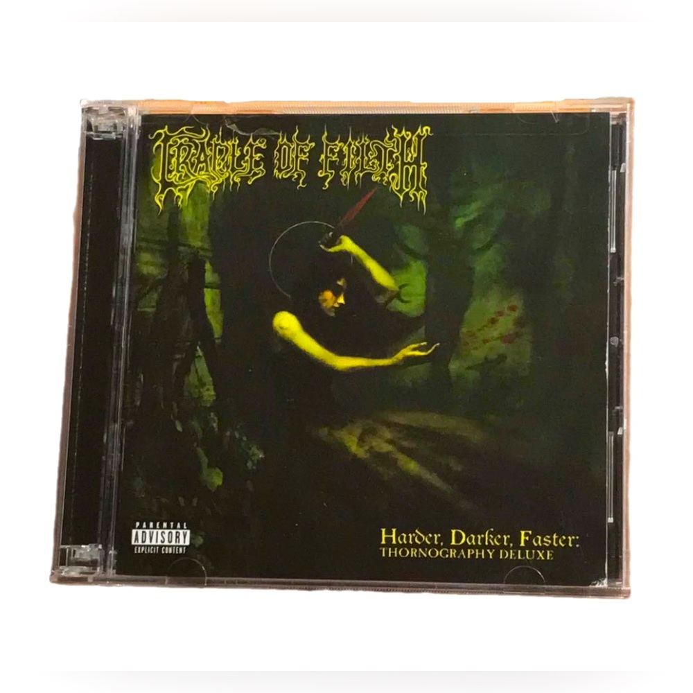 Rare Cradle of Filth Thornography Deluxe CD/DVD Combo - Gothic Metal Collectible